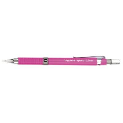 Bigpoint Speed Versatil Kalem, 0.5 mm, Gizlenebilir Uçlu, Pembe - 2