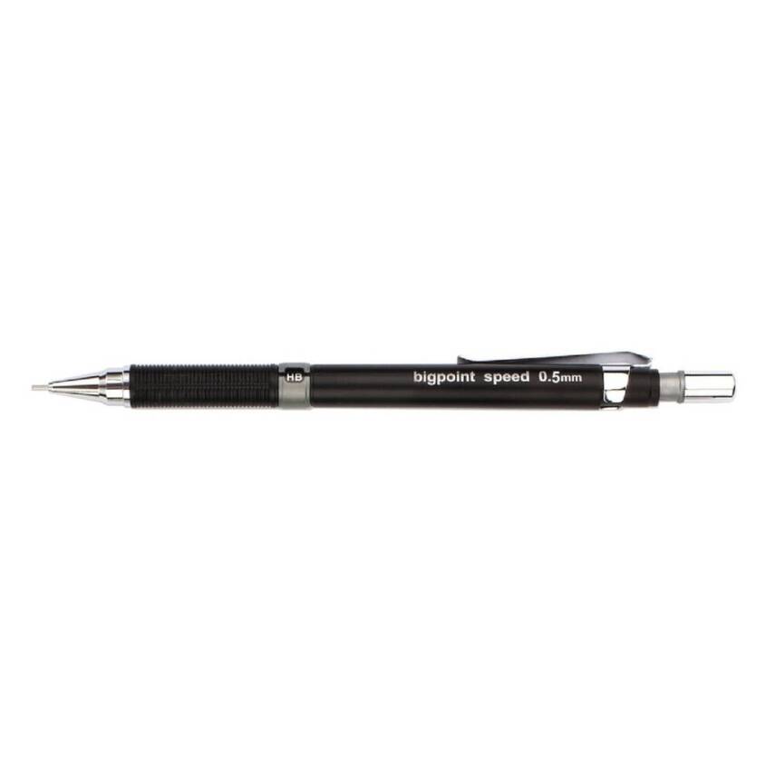 Bigpoint Speed Versatil Kalem, 0.5 mm, Gizlenebilir Uçlu, Siyah - 2