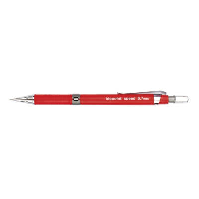 Bigpoint Speed Versatil Kalem, 0.7 mm, Gizlenebilir Uçlu, Kırmızı - 2