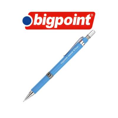 Bigpoint Speed Versatil Kalem, 0.7 mm, Gizlenebilir Uçlu, Mavi - 3