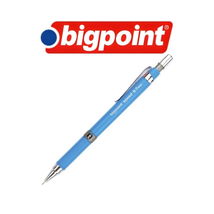 Bigpoint Speed Versatil Kalem, 0.7 mm, Gizlenebilir Uçlu, Mavi - 3