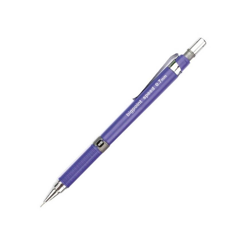 Bigpoint Speed Versatil Kalem, 0.7 mm, Gizlenebilir Uçlu, Mor - 1