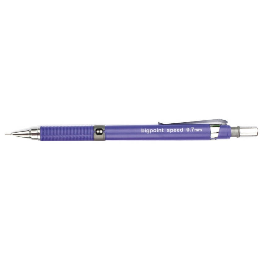 Bigpoint Speed Versatil Kalem, 0.7 mm, Gizlenebilir Uçlu, Mor - 2
