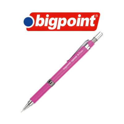 Bigpoint Speed Versatil Kalem, 0.7 mm, Gizlenebilir Uçlu, Pembe - 3