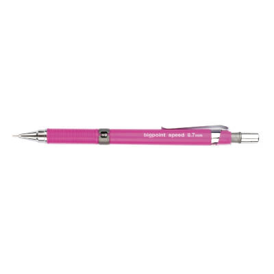 Bigpoint Speed Versatil Kalem, 0.7 mm, Gizlenebilir Uçlu, Pembe - 2