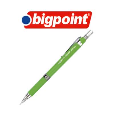 Bigpoint Speed Versatil Kalem, 0.7 mm, Gizlenebilir Uçlu, Yeşil - 3