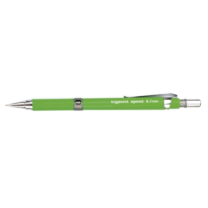 Bigpoint Speed Versatil Kalem, 0.7 mm, Gizlenebilir Uçlu, Yeşil - 2