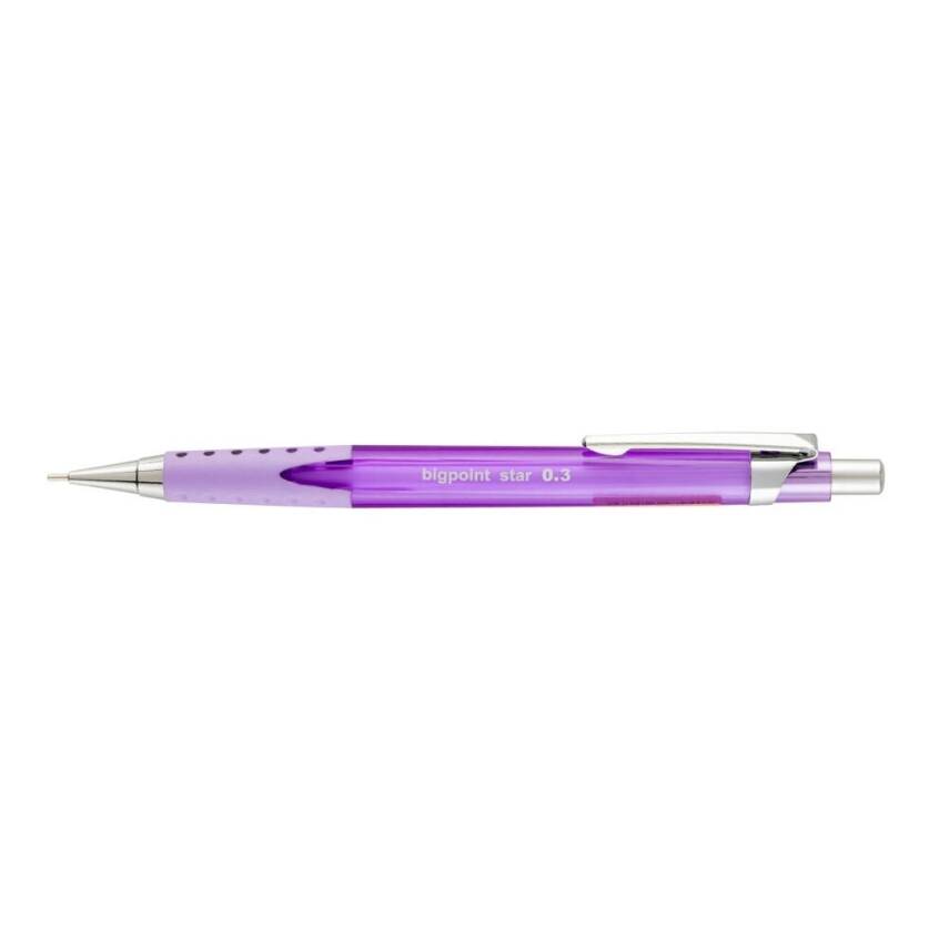 Bigpoint Star Versatil Kalem, 0.3 mm, Metal Uçlu, Mor - 2