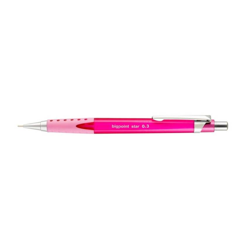 Bigpoint Star Versatil Kalem, 0.3 mm, Metal Uçlu, Pembe - 2