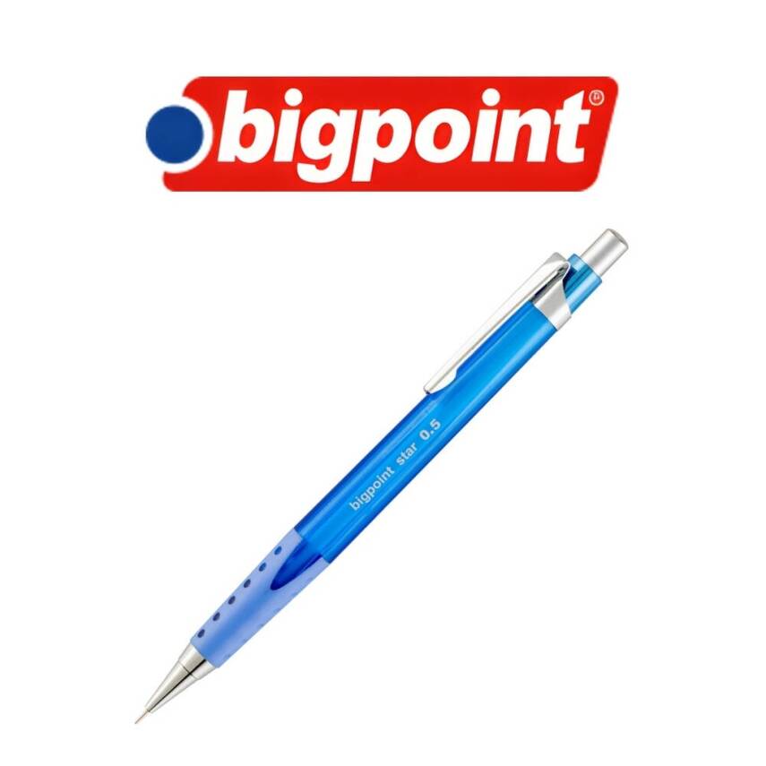 Bigpoint Star Versatil Kalem, 0.5 mm, Metal Uçlu, Mavi - 3
