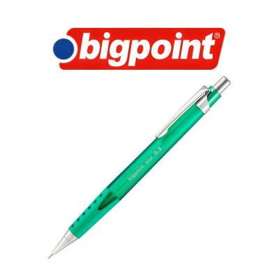 Bigpoint Star Versatil Kalem, 0.5 mm, Metal Uçlu, Yeşil - 3