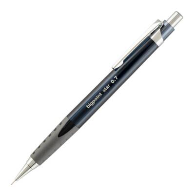 Bigpoint Star Versatil Kalem, 0.7 mm, Metal Uçlu, Siyah - 1