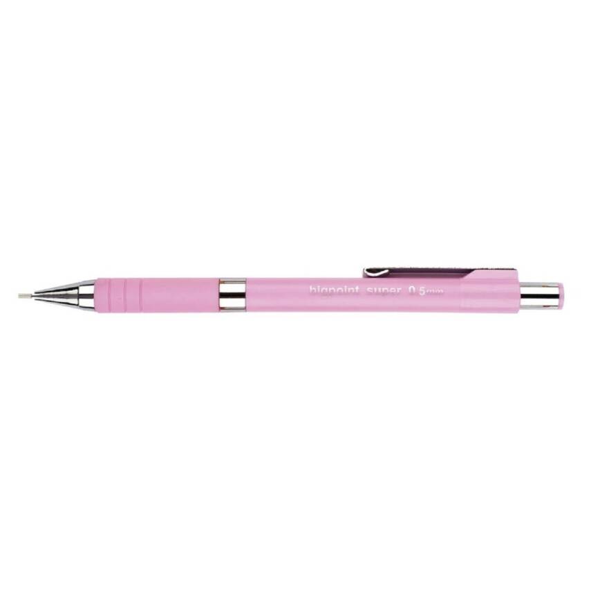 Bigpoint Super Versatil Kalem, 0.5 mm, Gizlenebilir Uçlu, Pembe - 2