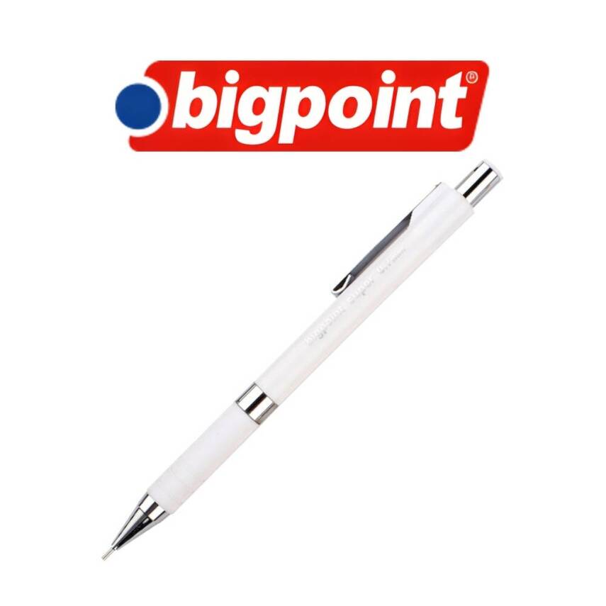 Bigpoint Super Versatil Kalem, 0.7 mm, Gizlenebilir Uçlu, Beyaz - 3