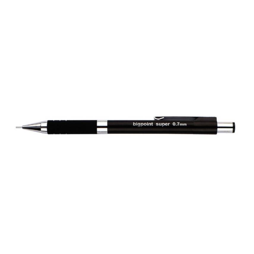 Bigpoint Super Versatil Kalem, 0.7mm, Metal Uç, Ergonomik Gövde, Siyah - 2