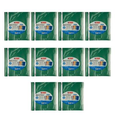 Bigpoint Telli Dosya, 10 Adet, 50'li Paket, Standart, A4, Yeşil - 2