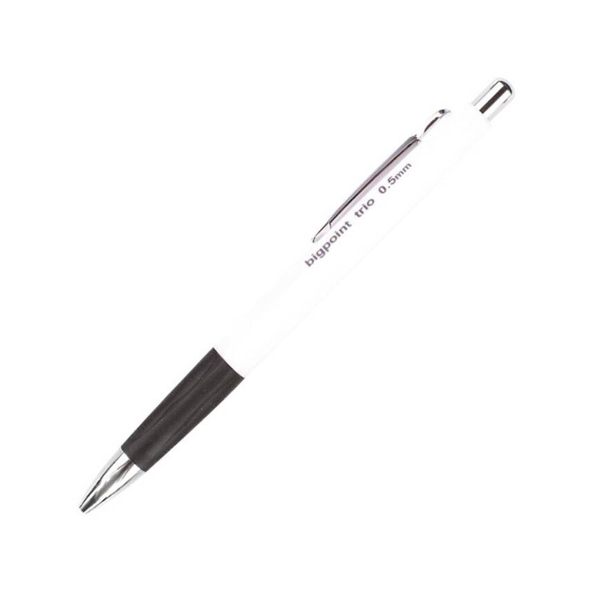 Bigpoint Trio Versatil Kalem, 0.5 mm, Gizlenbilir Uçlu, Beyaz - 1