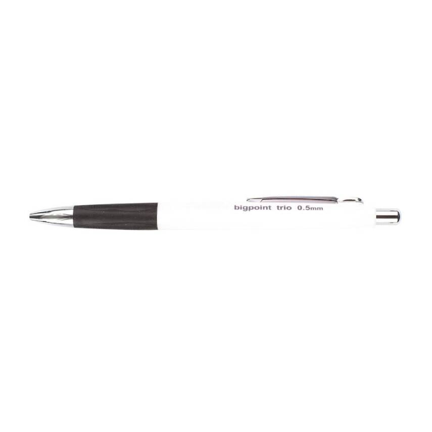 Bigpoint Trio Versatil Kalem, 0.5 mm, Gizlenbilir Uçlu, Beyaz - 2