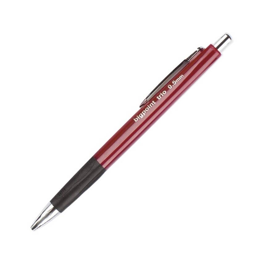 Bigpoint Trio Versatil Kalem, 0.5 mm, Gizlenbilir Uçlu, Bordo - 1