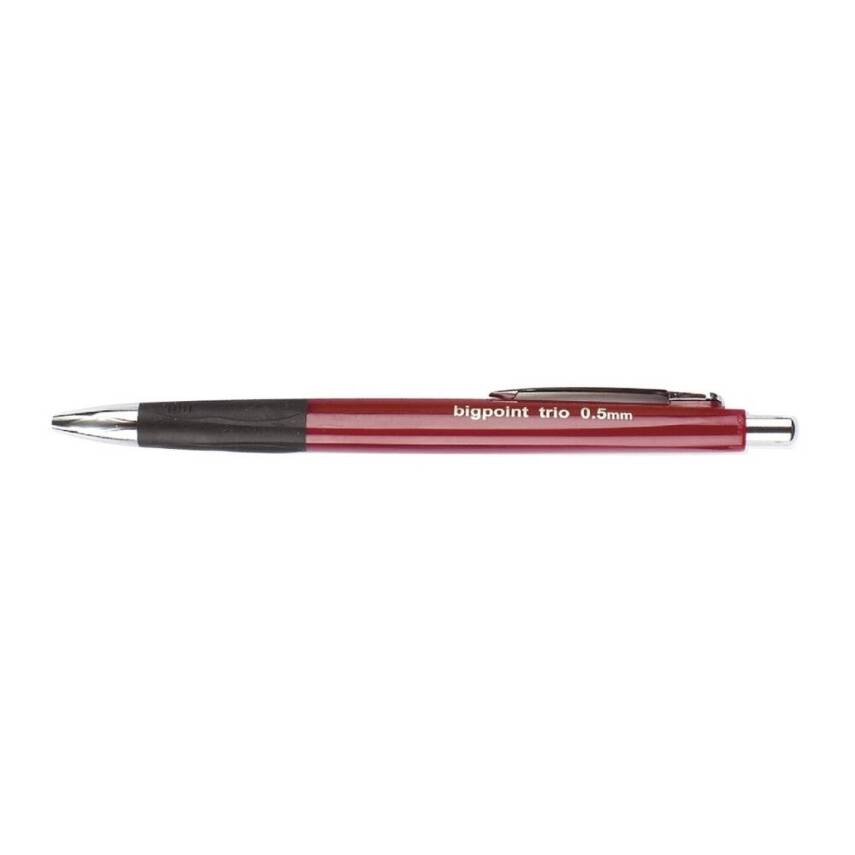 Bigpoint Trio Versatil Kalem, 0.5 mm, Gizlenbilir Uçlu, Bordo - 2