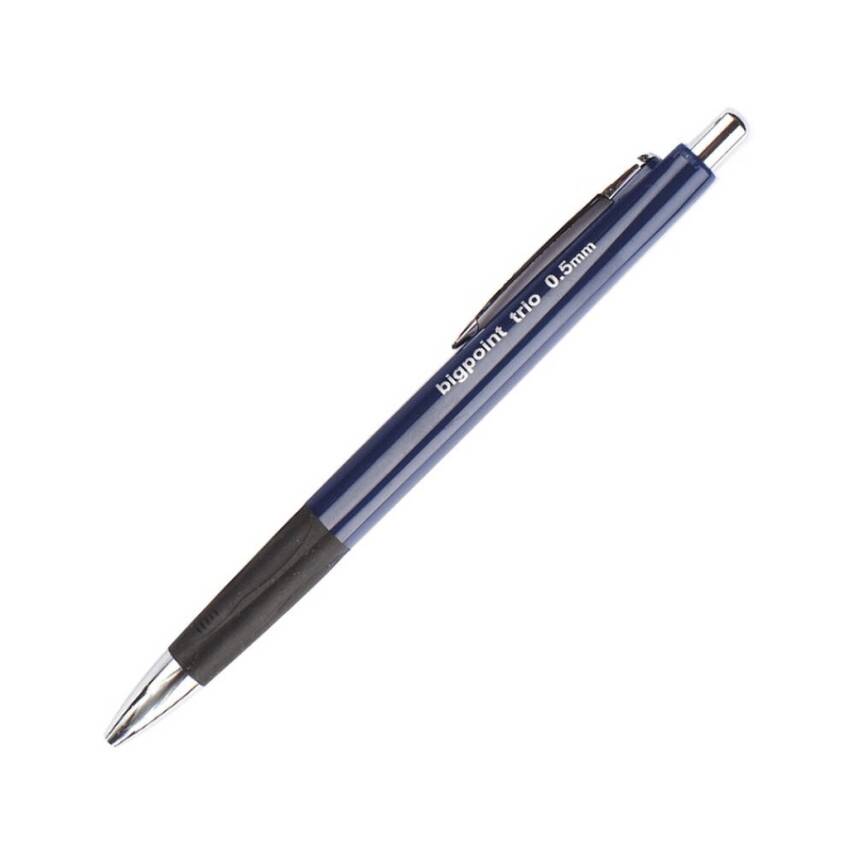 Bigpoint Trio Versatil Kalem, 0.5 mm, Gizlenbilir Uçlu, Mavi - 1