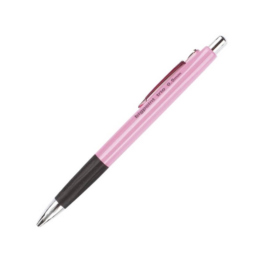 Bigpoint Trio Versatil Kalem, 0.5 mm, Gizlenbilir Uçlu, Pembe - 1