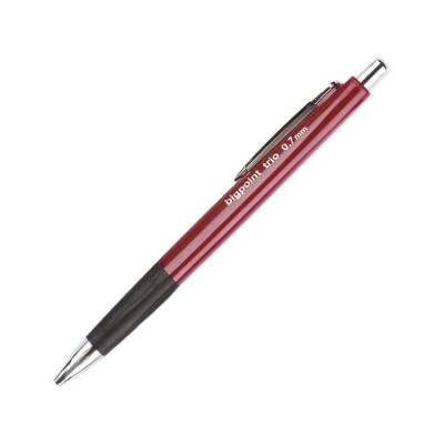 Bigpoint Trio Versatil Kalem, 0.7 mm, Gizlenbilir Uçlu, Bordo - Bigpoint