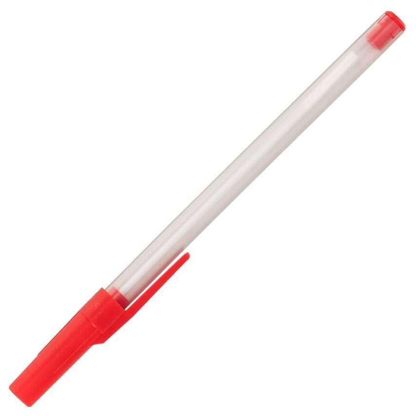 Bigpoint Tükenmez Kalem, 1.0mm,3 km Yazma, Yağ Bazlı Mürekkep, Kırmızı - 1