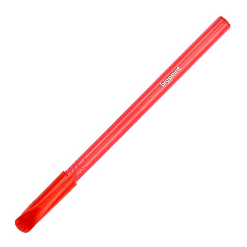 Bigpoint Tükenmez Kalem, 1.0mm, 3km Yazma, Yağ Bazlı Mürekkep, Kırmızı - 1