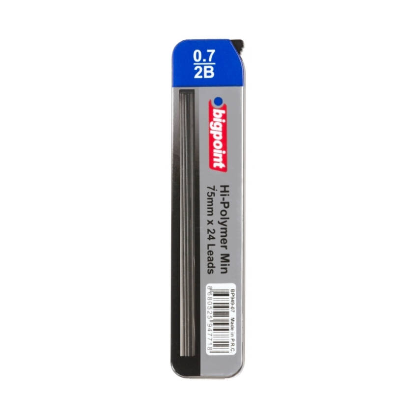 Bigpoint Uçlu Kalem Ucu, 0.7mm, 2B, 24’lü, Hi-Polymer, Kolay Kırılmaz - 2