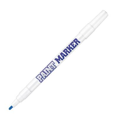 Bigpoint Yuvarlak Uçlu Paint Marker, İnce Uç, Endüstriyel Kalıcı, Mavi - Bigpoint