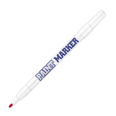 Bigpoint Yuvarlak Uçlu Paint Marker, İnce Uçlu, Kalıcı, Kırmızı - Bigpoint