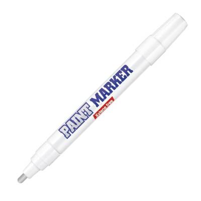 Bigpoint Yuvarlak Uçlu Paint Marker, Kalın, Endüstriyel Kalıcı, Gümüş - Bigpoint