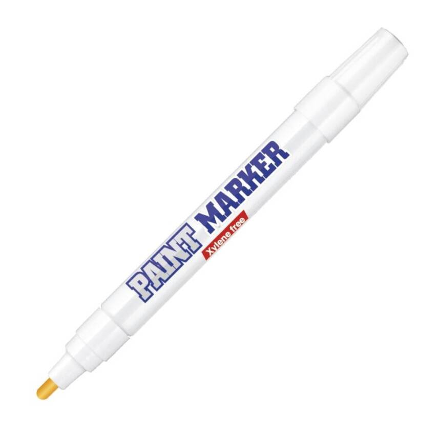 Bigpoint Yuvarlak Uçlu Paint Marker, Kalın, Endüstriyel Kalıcı, Altın - 1