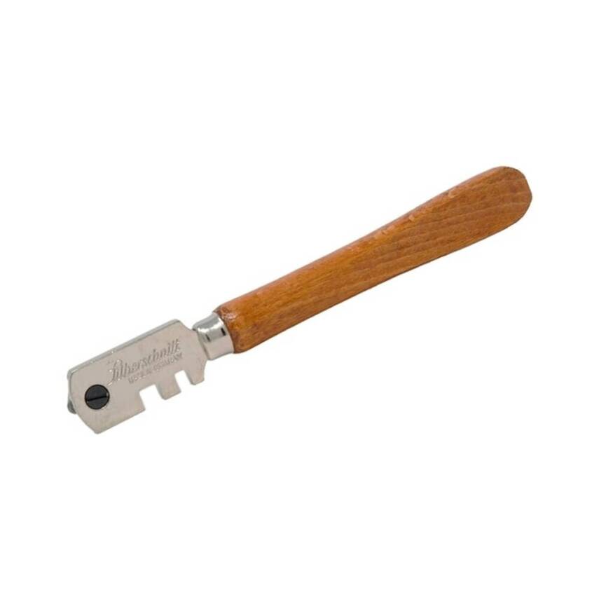 Bohle Silberschnitt Ahşap Saplı Cam Kesme Elması, Dayanıklı ve Hassas - 1