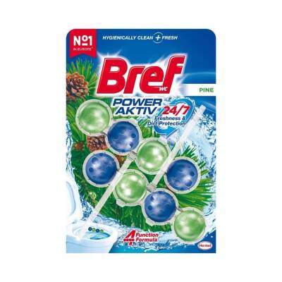 Bref Klozet Kokusu, Power Aktif, 100 gr, İkili 8 Top, Çam Kokulu - Bref