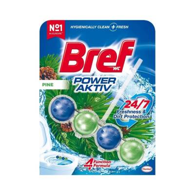 Bref Klozet Kokusu, Power Aktif, 50 gr, Tekli 4 Top, Çam Kokulu - Bref