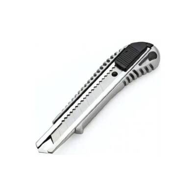 Cosso Maket Bıçağı, 18 mm, Alüminyum Gövde, Dayanıklı ve Keskin - Cosso