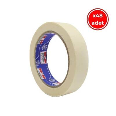 Dayson Extra Maskeleme Bandı, 48 Adet, 36 mm 25 m, Beyaz, İz Bırakmaz - Dayson Extra