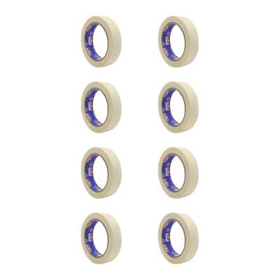Dayson Extra Maskeleme Bandı, 8 Adet, 36 mm 25 m, Beyaz, İz Bırakmaz - 2