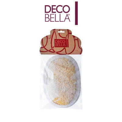 Decobella Kabak Organik Oval Yüz Pedi, Doğal ve Nazik Cilt Temizliği - 2