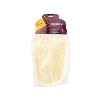 Decobella Sisal Organik Eldiven Lif, Doğal ve Cilt Dostu Peeling - Decobella