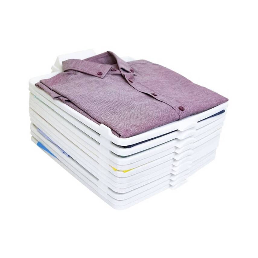 Decobella T-Shirt Düzenleyici, Beyaz, Kırışıklık Önleyici, Pratik - 3