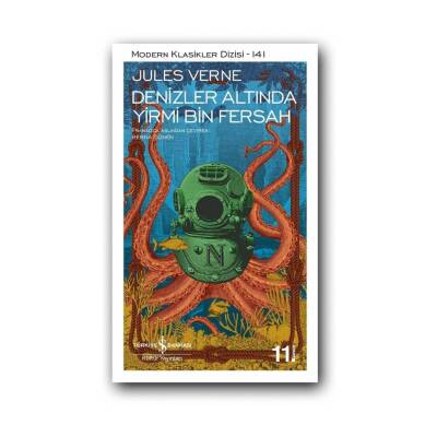 Denizler Altında Yirmi Bin Fersah, Jules Verne, Roman, Karton Kapak - Türkiye İş Bankası Kültür Yayınları