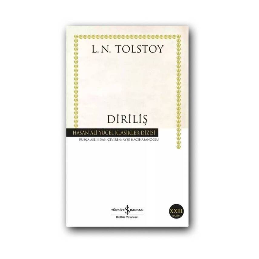Diriliş, Lev Tolstoy, Edebiyat, Klasik Rus Romanı, Karton Kapak - 1
