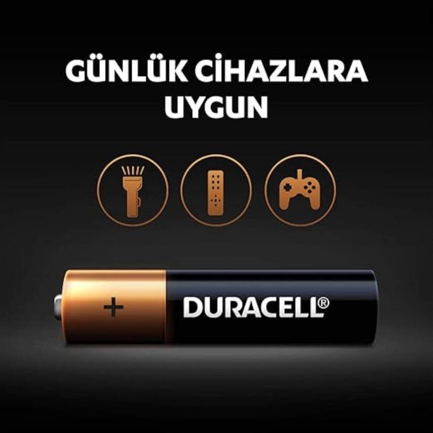 Duracell AAA İnce Alkalin Kalem Pil, 2'li, Uzun Ömürlü ve Dayanıklı - 5