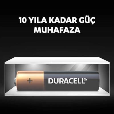 Duracell AAA İnce Alkalin Kalem Pil, 6'lı, Uzun Ömürlü ve Dayanıklı - 8