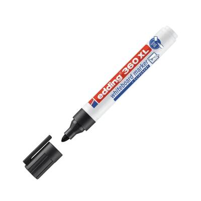 Edding E-360 XL Cap-Off Tahta Kalemi, 1.5-3 mm, Doldurulabilir, Siyah - Edding
