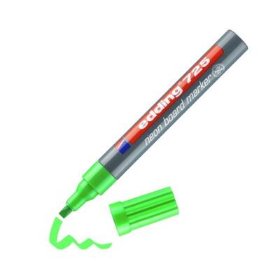 Edding E-725 Beyaz Tahta Kalemi, 2-5 mm, Fosforlu Yeşil - 2