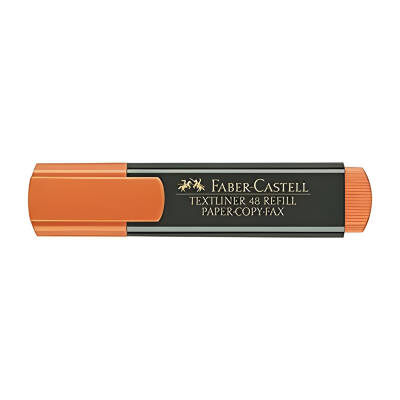 Faber Castell Fosforlu Kalem, Doldurulabilir, Turuncu - 2